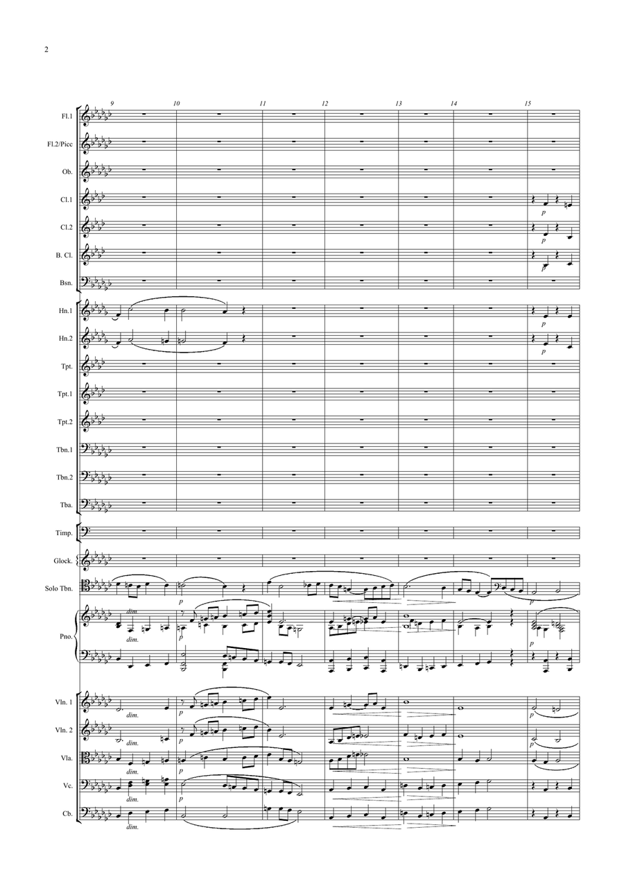 Morceau Symphonique pour Trombone (Concert Piece) Guilmant op. 88 for Orchestra Morceau Symphonique pour Trombone (Concert Piece) Guilmant op. 88 for Orchestra Full Orchestra scores gallery preview page 2