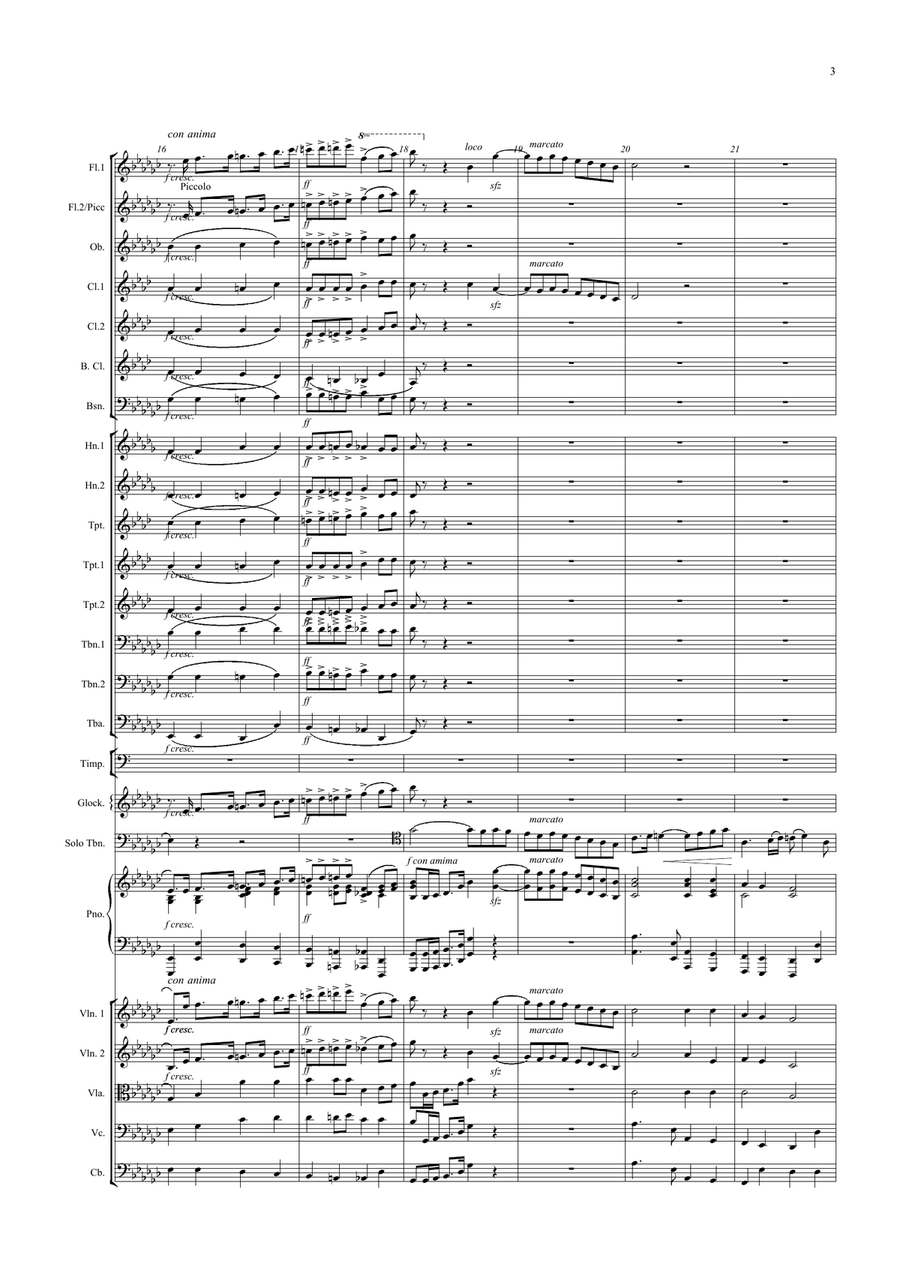 Morceau Symphonique pour Trombone (Concert Piece) Guilmant op. 88 for Orchestra Morceau Symphonique pour Trombone (Concert Piece) Guilmant op. 88 for Orchestra Full Orchestra scores gallery preview page 3