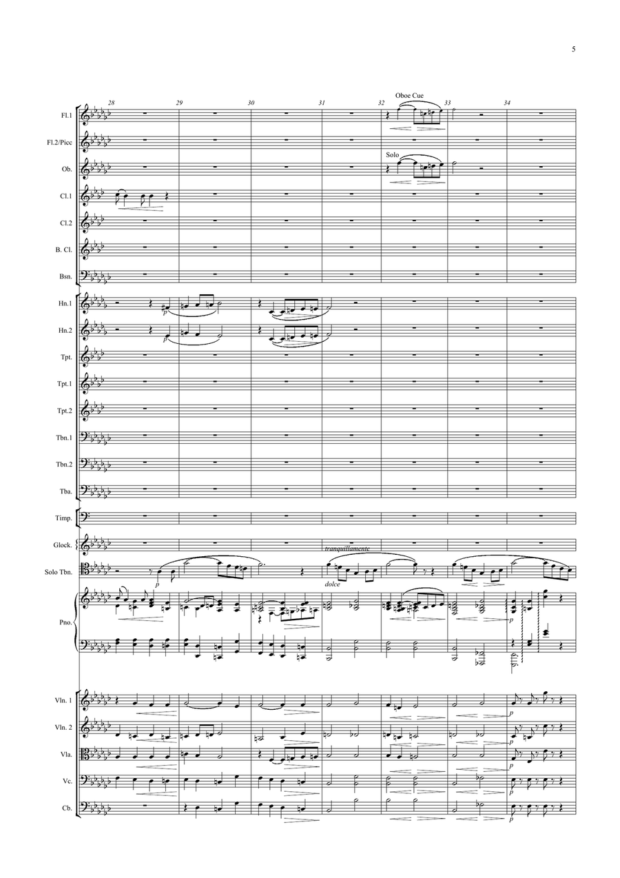 Morceau Symphonique pour Trombone (Concert Piece) Guilmant op. 88 for Orchestra Morceau Symphonique pour Trombone (Concert Piece) Guilmant op. 88 for Orchestra Full Orchestra scores gallery preview page 5