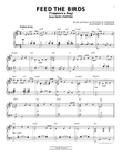 Feed The Birds (Tuppence A Bag) [Jazz version] (from Mary Poppins)
