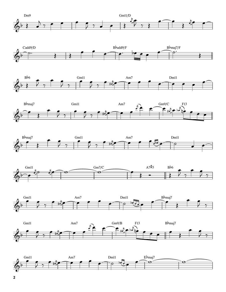 Secrets Told Secrets Told Soprano Saxophone scores gallery preview page 2