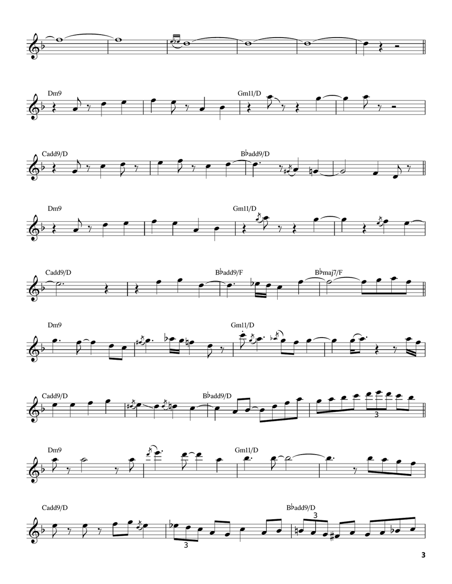 Secrets Told Secrets Told Soprano Saxophone scores gallery preview page 3