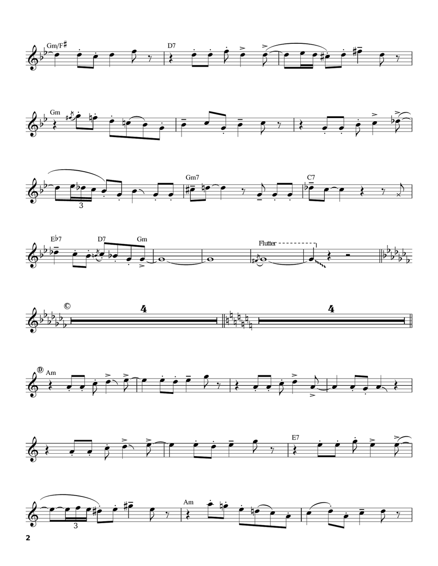 Work Song Work Song Trumpet scores gallery preview page 2