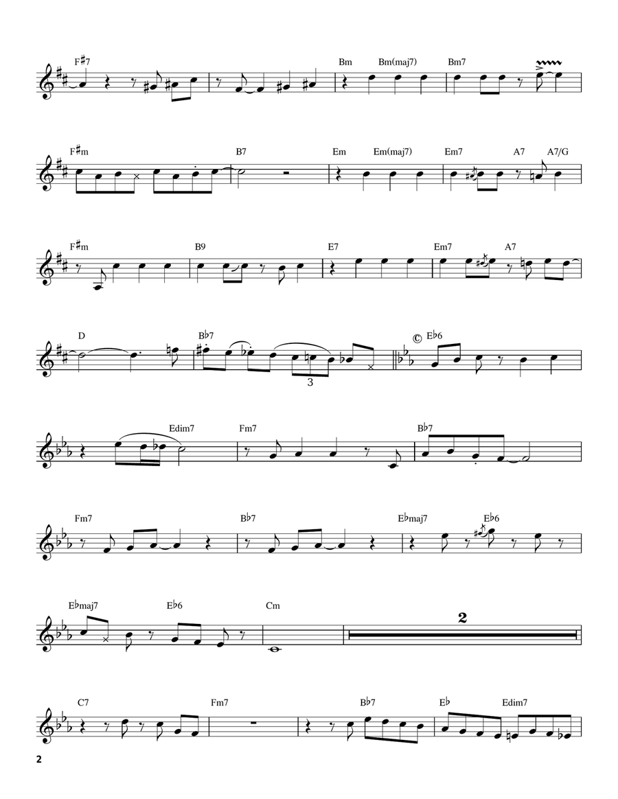 Mame Mame Trumpet scores gallery preview page 2