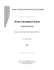 What A Wonderful World