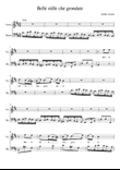 Belle stille che grondate Complete Score with Parts