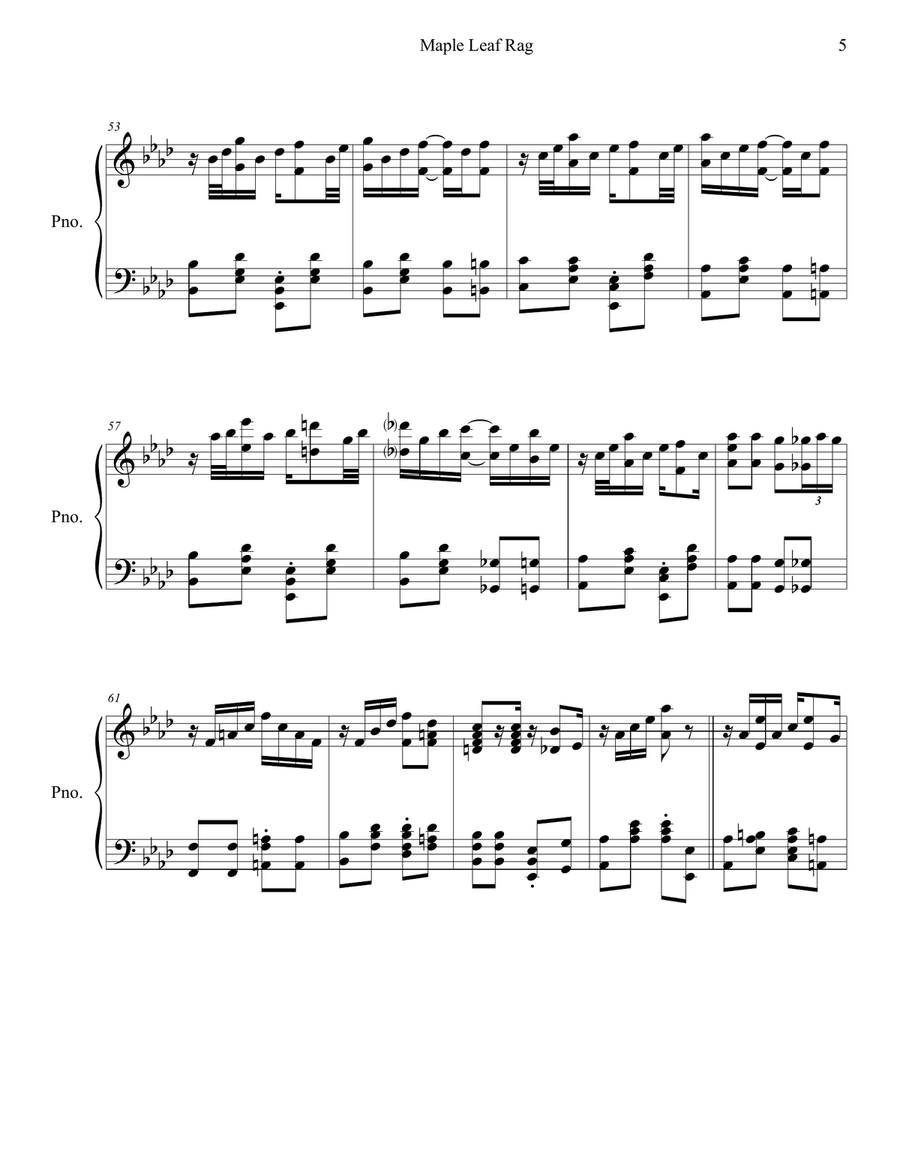 Maple Leaf Rag Variation I Piano Method scores gallery preview page 5