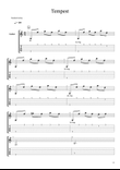 Tempest Tablature
