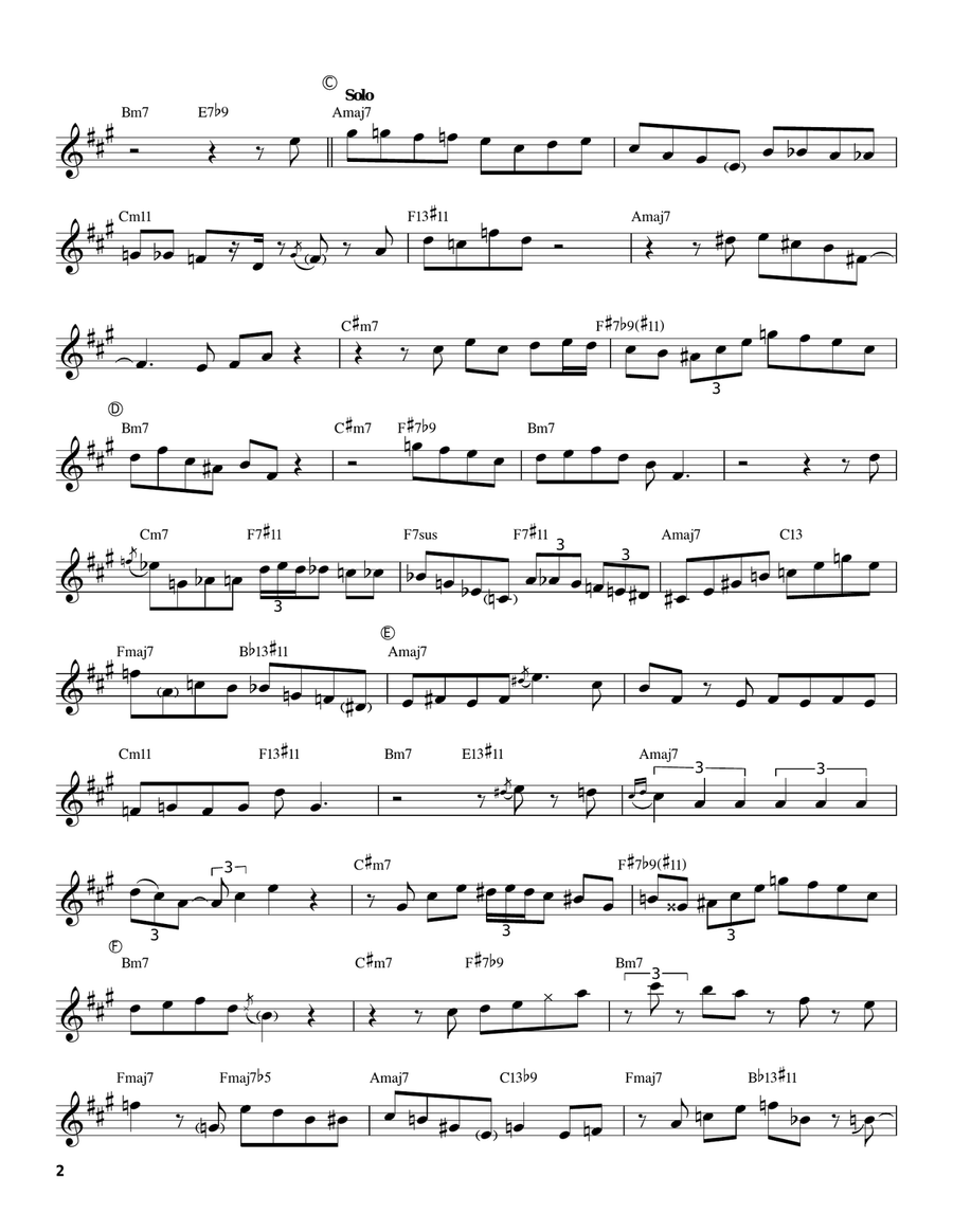 Nostalgia Nostalgia Trumpet scores gallery preview page 2