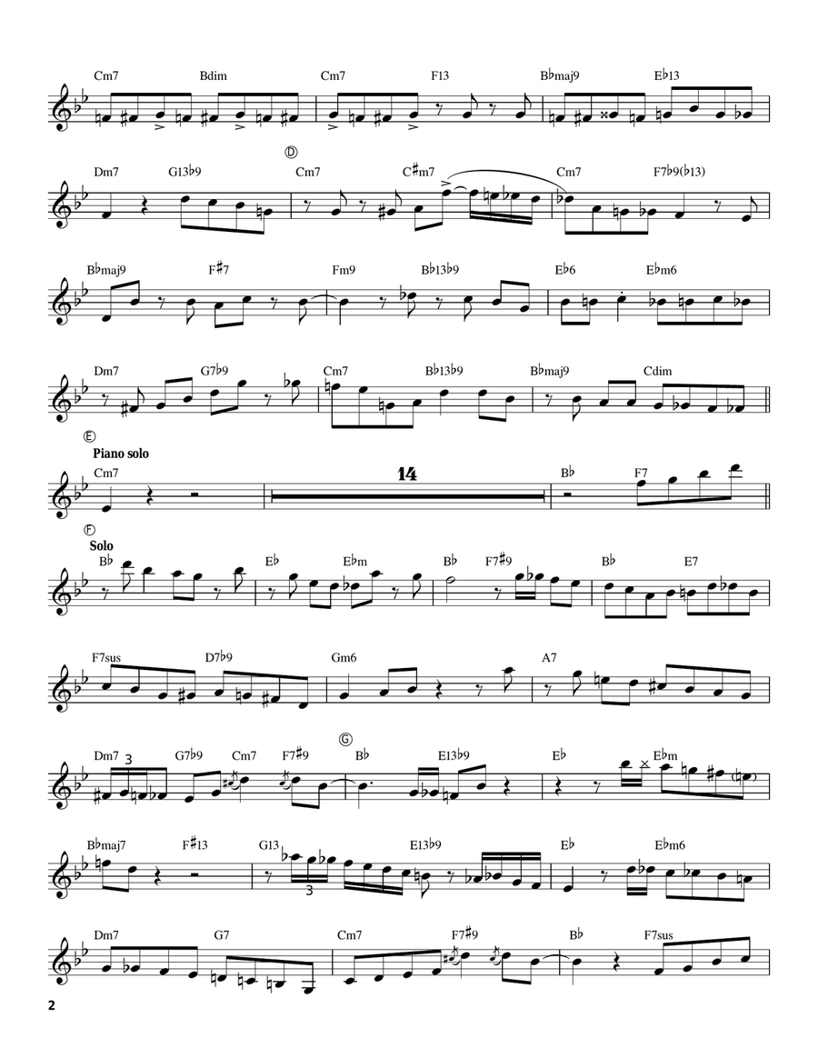 Weather Bird Weather Bird Trumpet scores gallery preview page 2