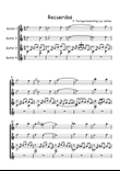 Recuerdos de la Alhambra ( Guitar Quartet )