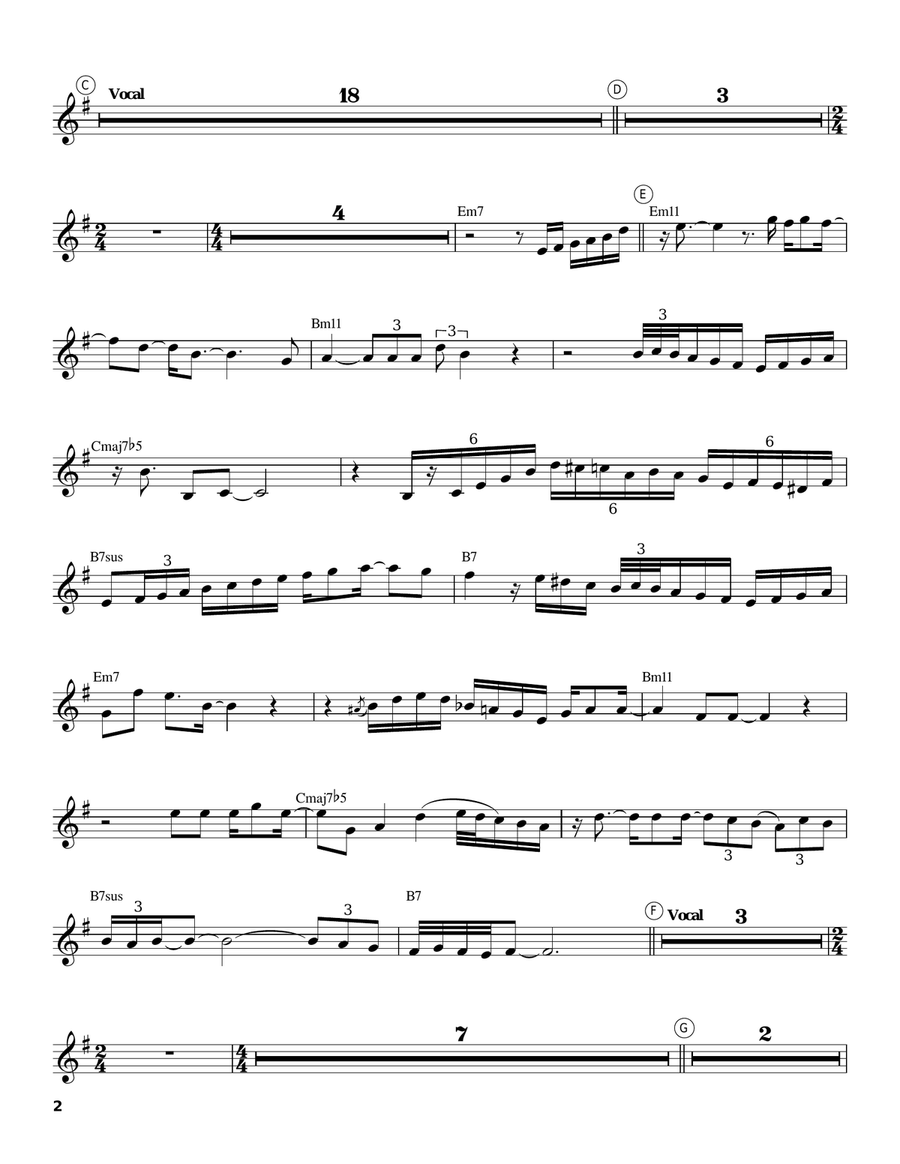 The Look Of Love The Look Of Love Trumpet scores gallery preview page 2
