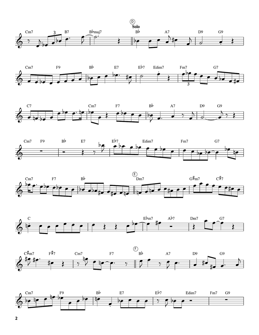 Budo Budo Trumpet scores gallery preview page 2