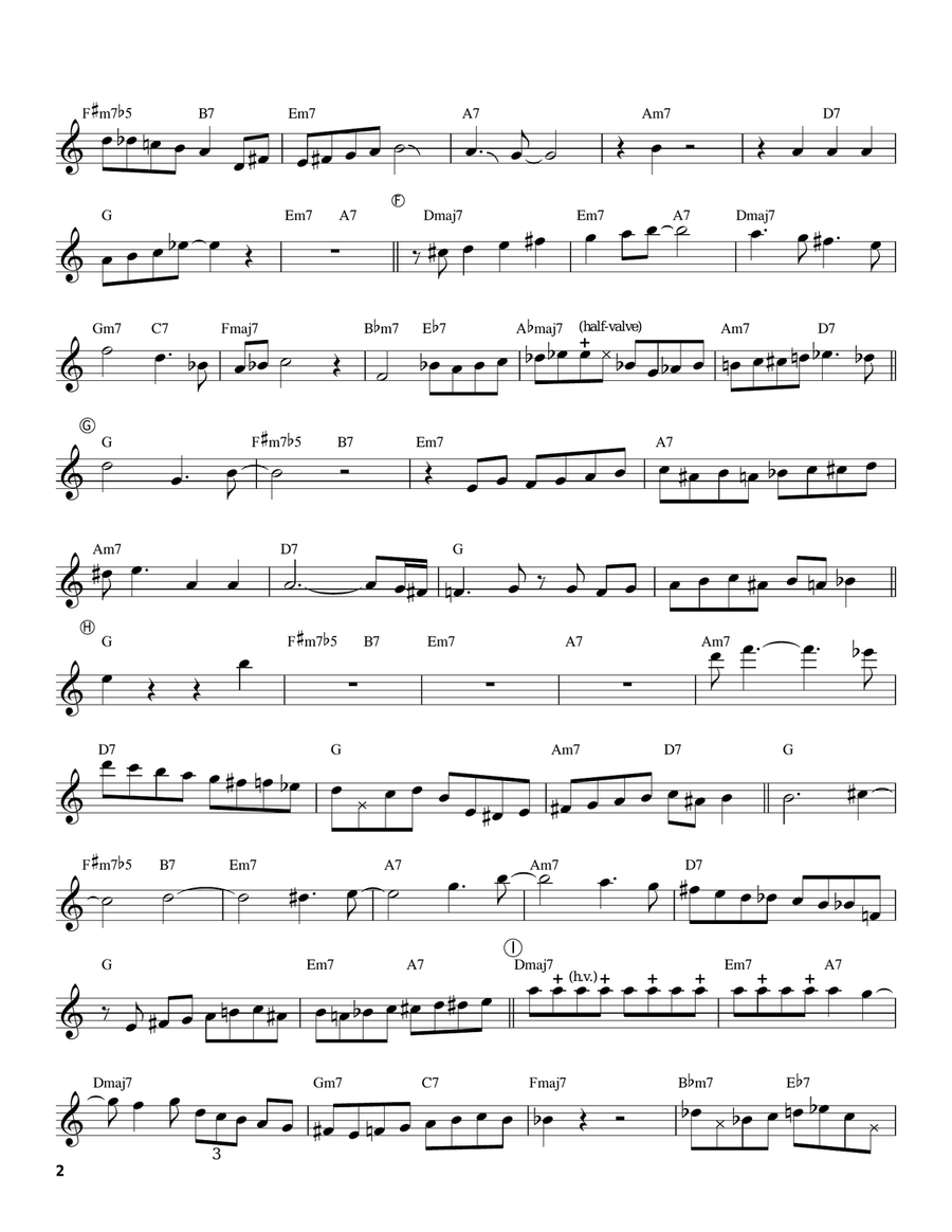 Seven Steps To Heaven Seven Steps To Heaven Trumpet scores gallery preview page 2