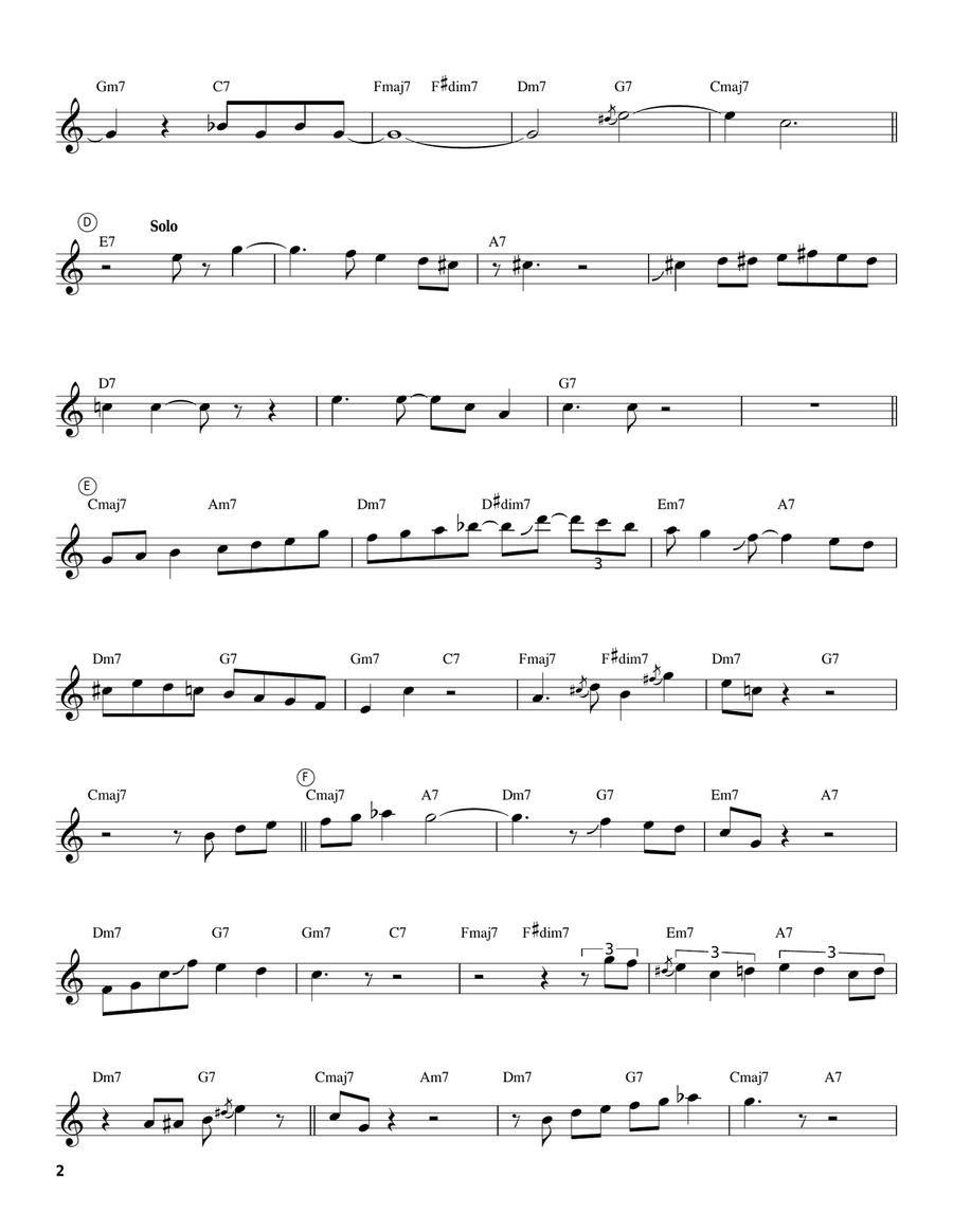 The Theme The Theme Trumpet scores gallery preview page 2