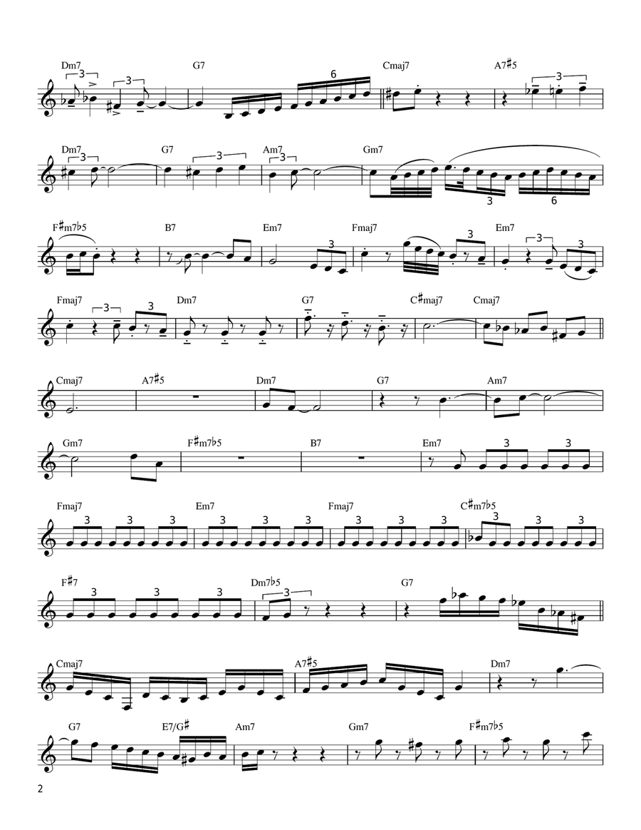 Up Jumped Spring Trumpet scores gallery preview page 2