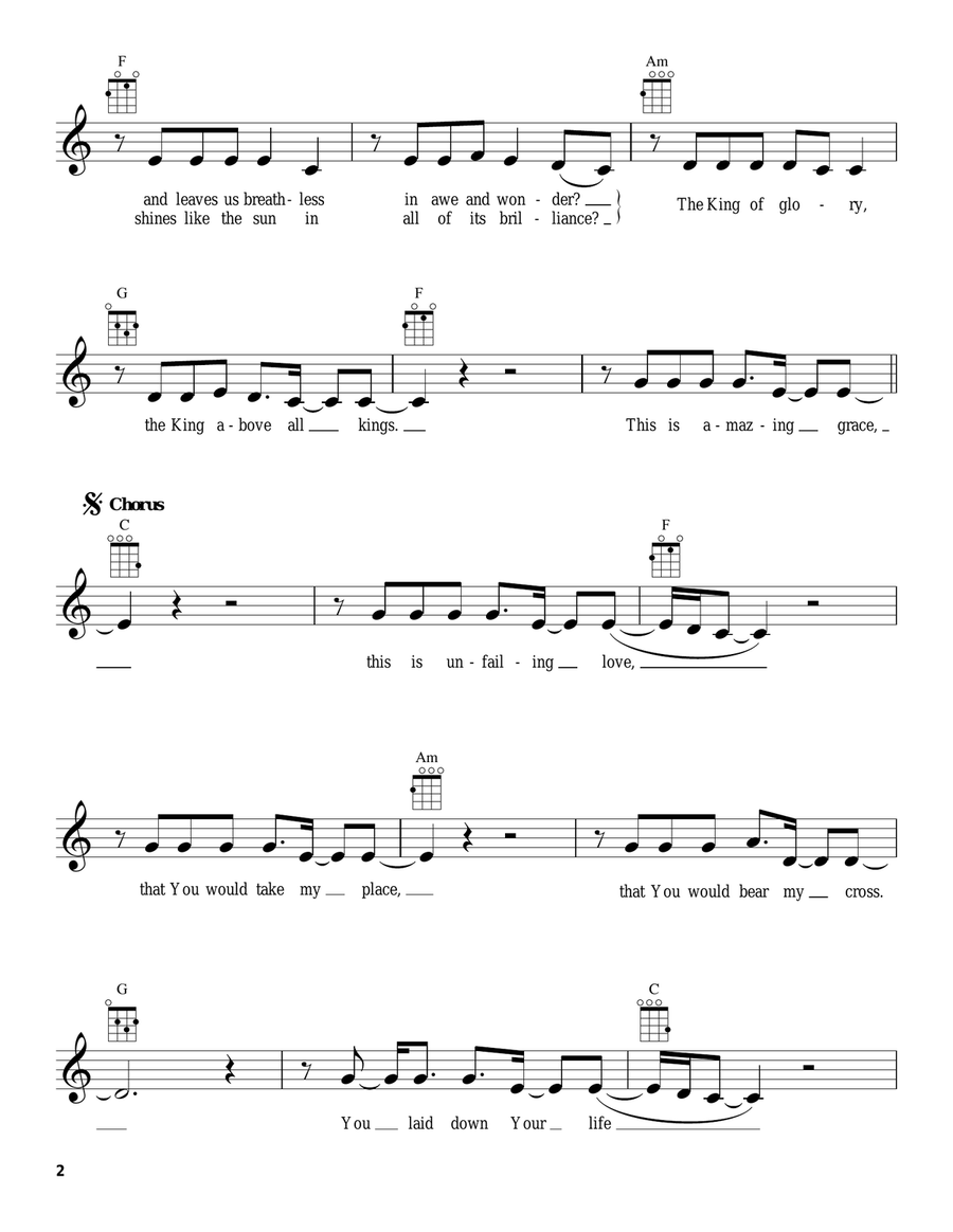 This Is Amazing Grace This Is Amazing Grace Ukulele scores gallery preview page 2