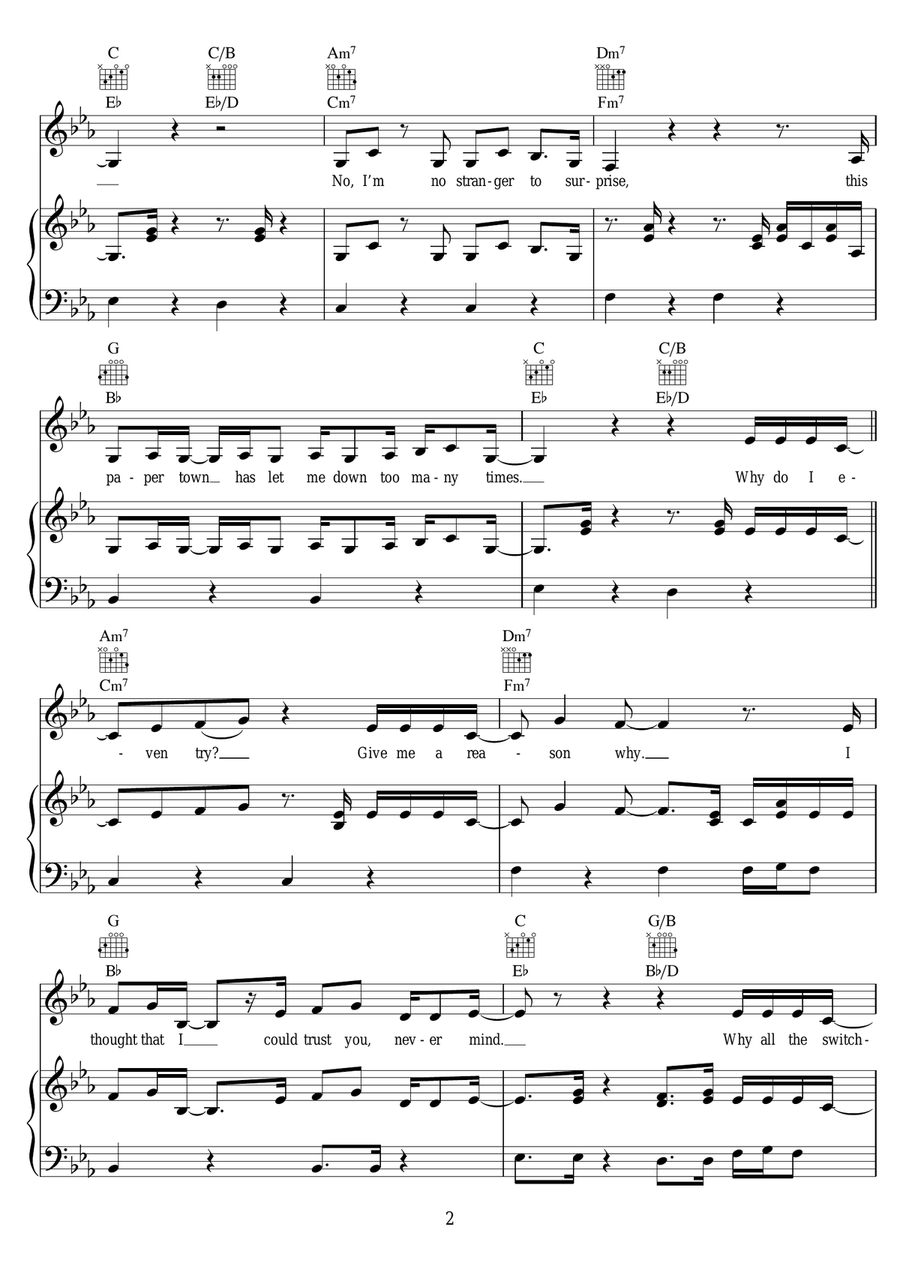 Real Friends Real Friends Piano, Vocal scores gallery preview page 2