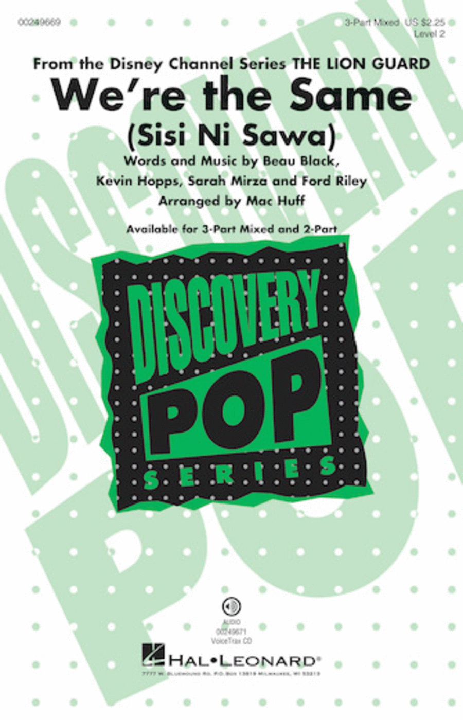 We're the Same (Sisi Ni Sawa) Choir scores gallery preview page 1