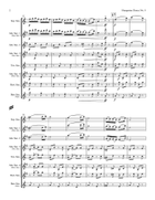 Hungarian Dance No. 5 (for Saxophone Quartet) Saxophone Quartet scores gallery preview page 6