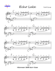 Echo Lake (Solo for First Year Piano)