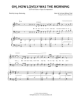 Oh, How Lovely Was the Morning (SATB)