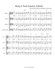 Bring A Torch Jeanette, Isabella (arrangement for guitars)