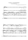 O Come o come Emmanuel - Descant and Last Verse in the major