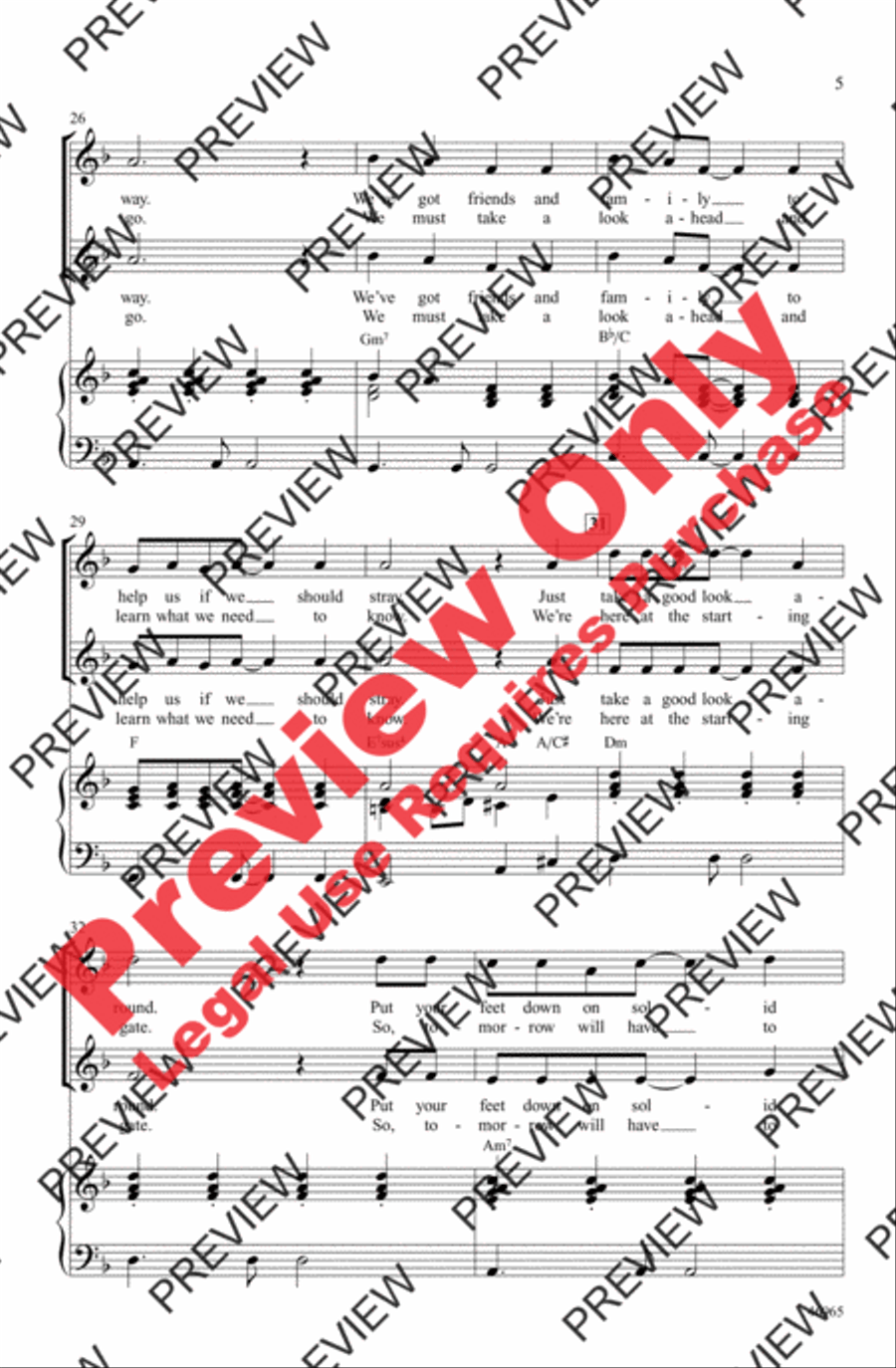 Movin' in the Right Direction! 2-Part scores gallery preview page 5