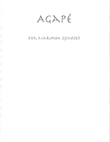 Agape for Marimba Quartet
