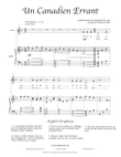 Un Canadien Errant (French Canadian Traditional Folksong)