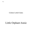 Little Orphant Annie Voice Concert Pitch