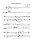 Little Orphant Annie clarinet part in Bb
