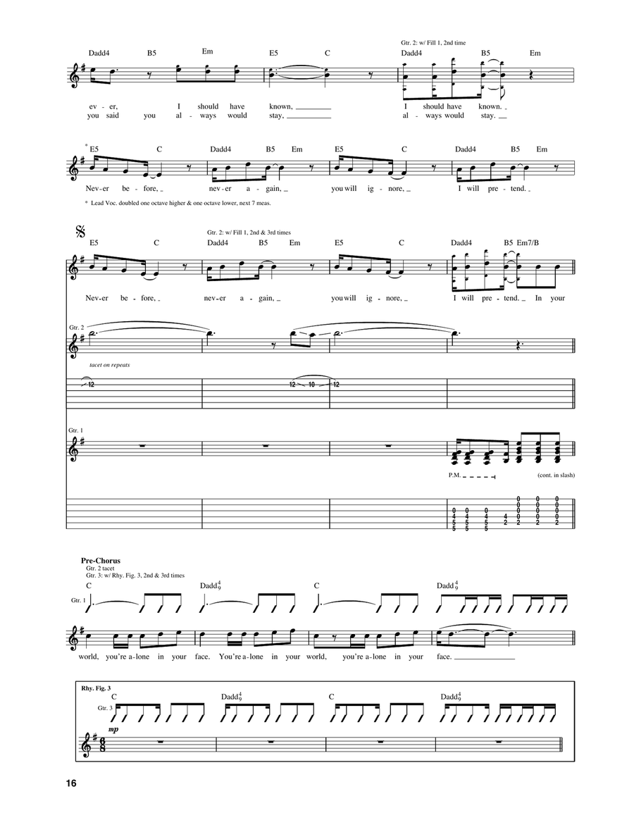 How How Acoustic Guitar scores gallery preview page 2