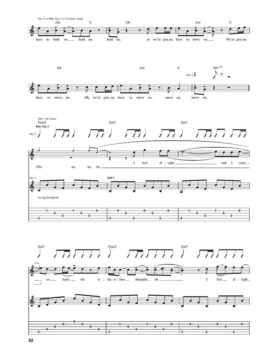 Ridiculous Thoughts Ridiculous Thoughts Acoustic Guitar scores gallery preview page 3