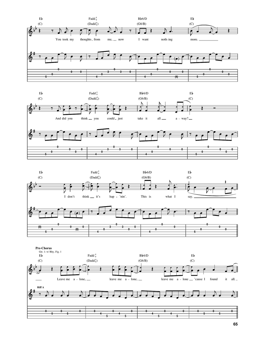 Twenty One Twenty One Acoustic Guitar scores gallery preview page 2