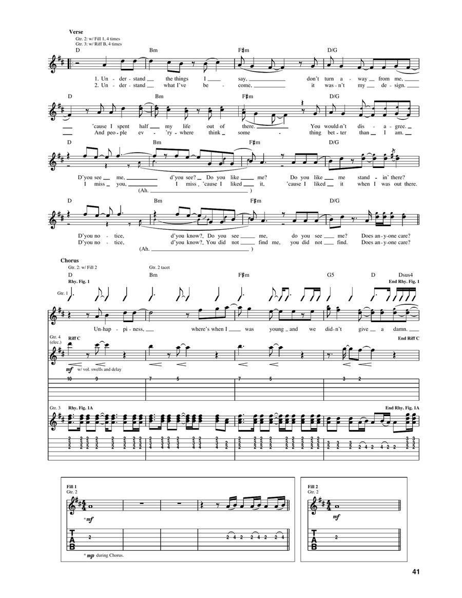 Ode To My Family Ode To My Family Acoustic Guitar scores gallery preview page 2