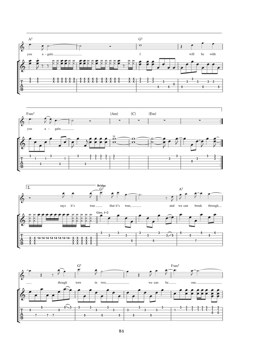New Year's Day New Year's Day Acoustic Guitar scores gallery preview page 4