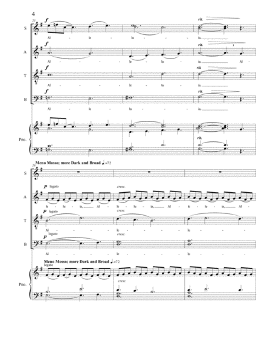 Alleluia Choir scores gallery preview page 6