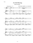 An Irish Blessing in C for Flute and Piano