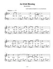 An Irish Blessing in C for Piano