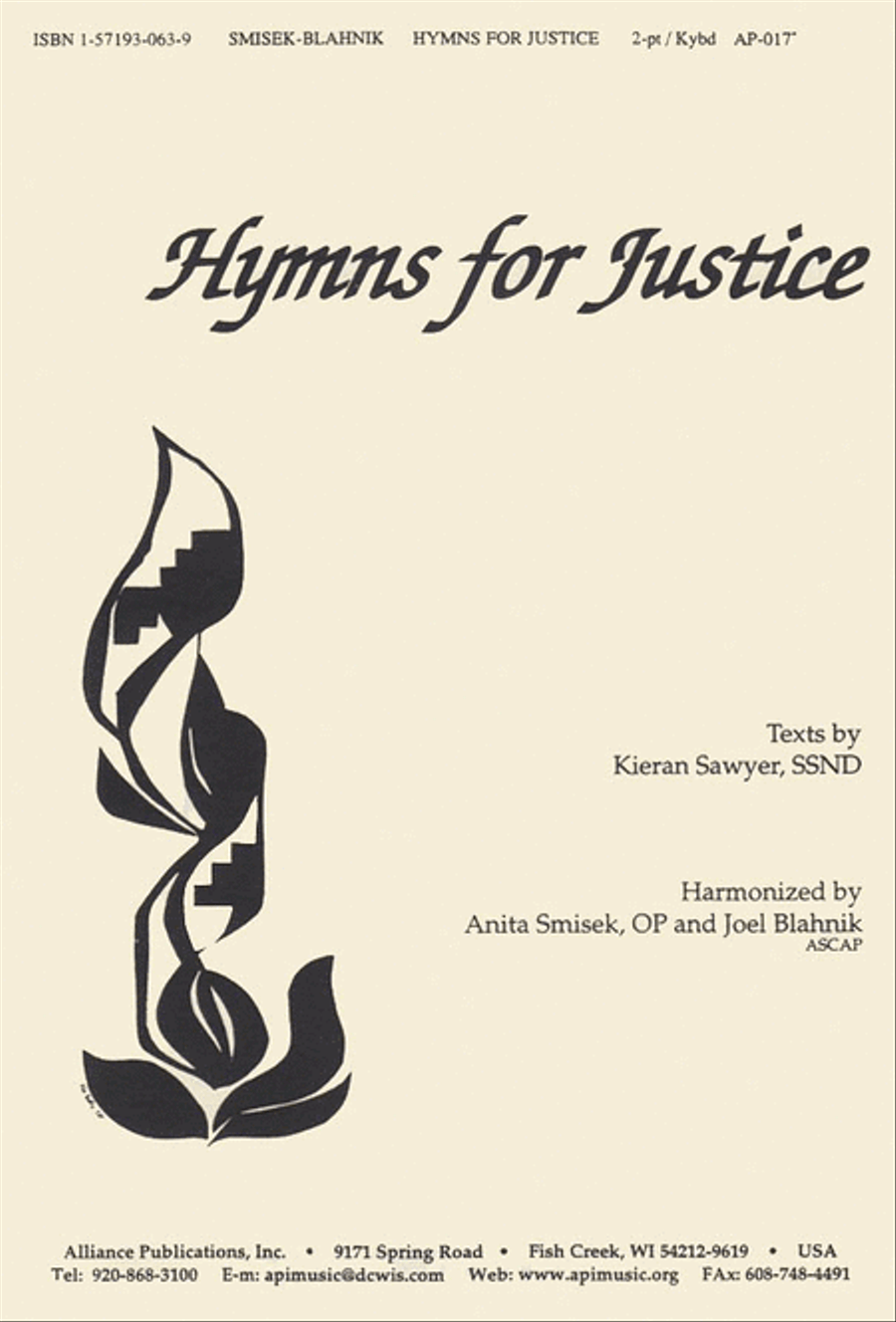 Hymns for Justice Hymns for Justice 2-Part scores gallery preview page 1