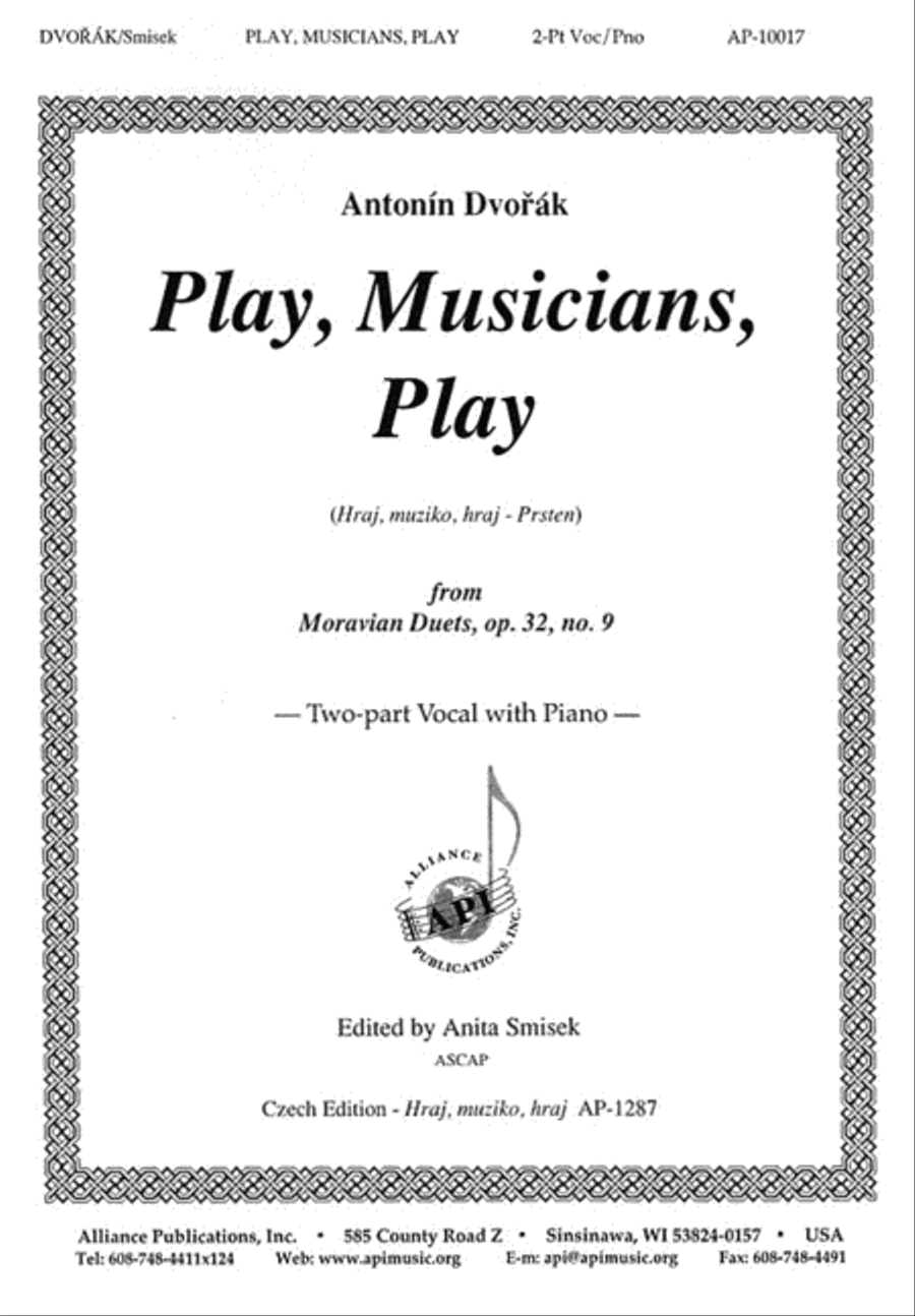 Play, Musicians, Play – Op. 32, No. 9 2-Part scores gallery preview page 1