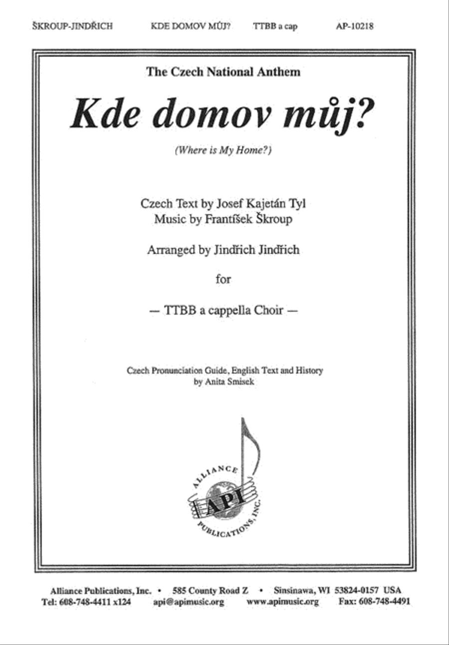 Kde Domov Muj? Kde Domov Muj? TTBB scores gallery preview page 1