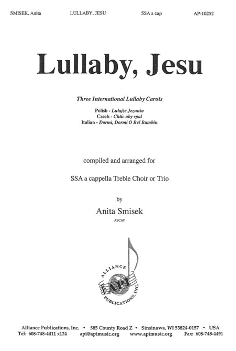 Lullaby, Jesu Lullaby, Jesu SSA scores gallery preview page 1