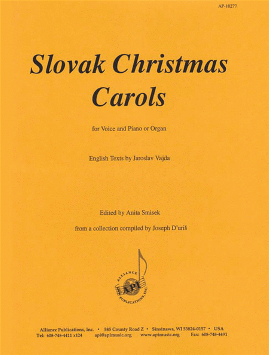 Slovak Christmas Carols - Colln Voice scores gallery preview page 1