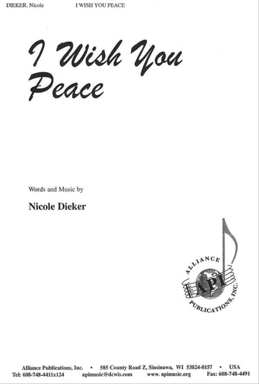 I Wish You Peace I Wish You Peace 2-Part scores gallery preview page 1