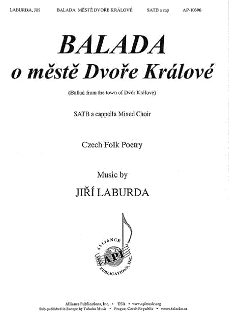 Balada Balada 4-Part scores gallery preview page 1