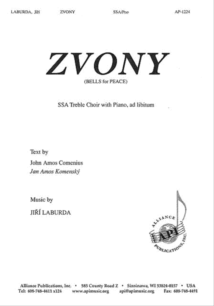 Zvony Zvony SSA scores gallery preview page 1