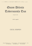 Quam Dilecta Tabernacula